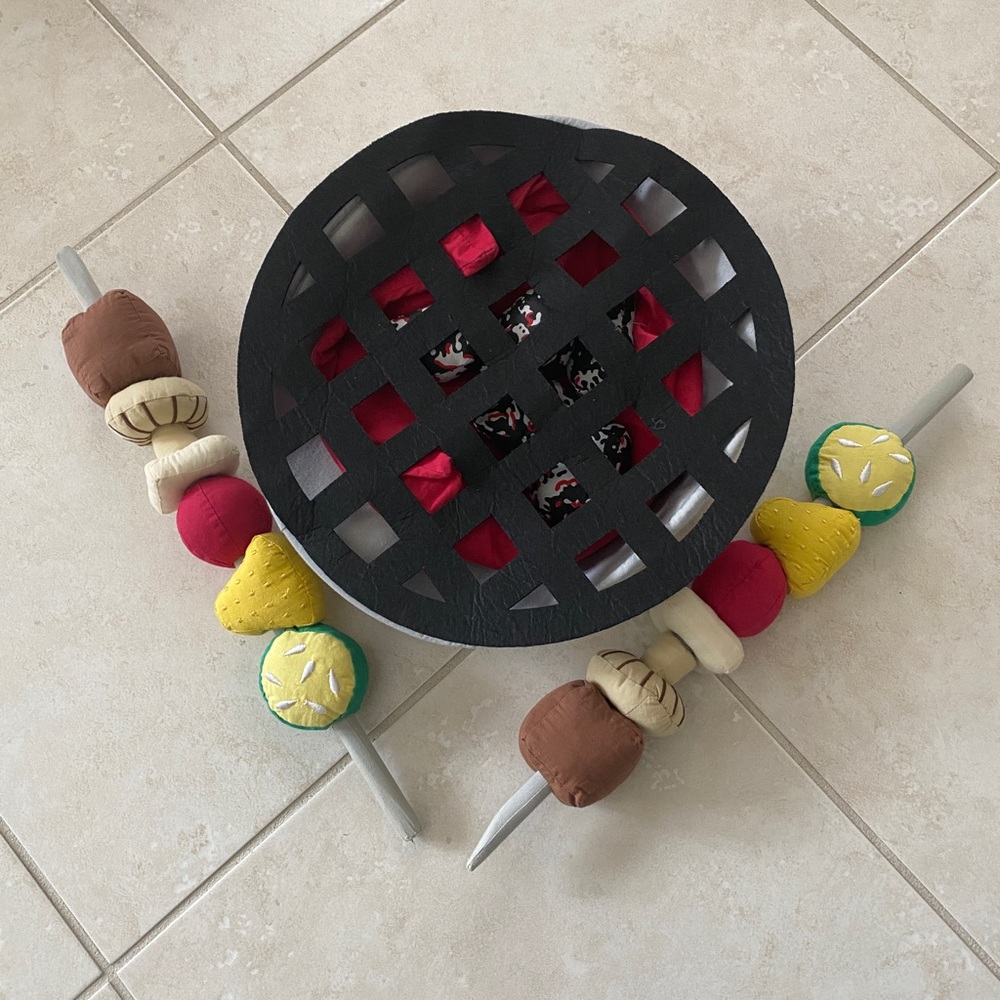 Land of Nod Grill and Skewer Play Set